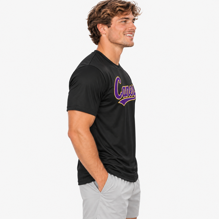 All-Star Canes Black Performance Tee