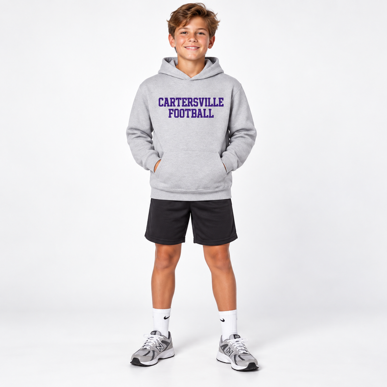 Youth Cartersville Football Hoodie