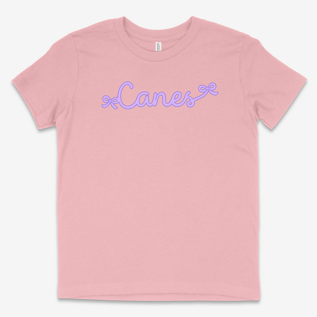 Youth Canes Bows Tee
