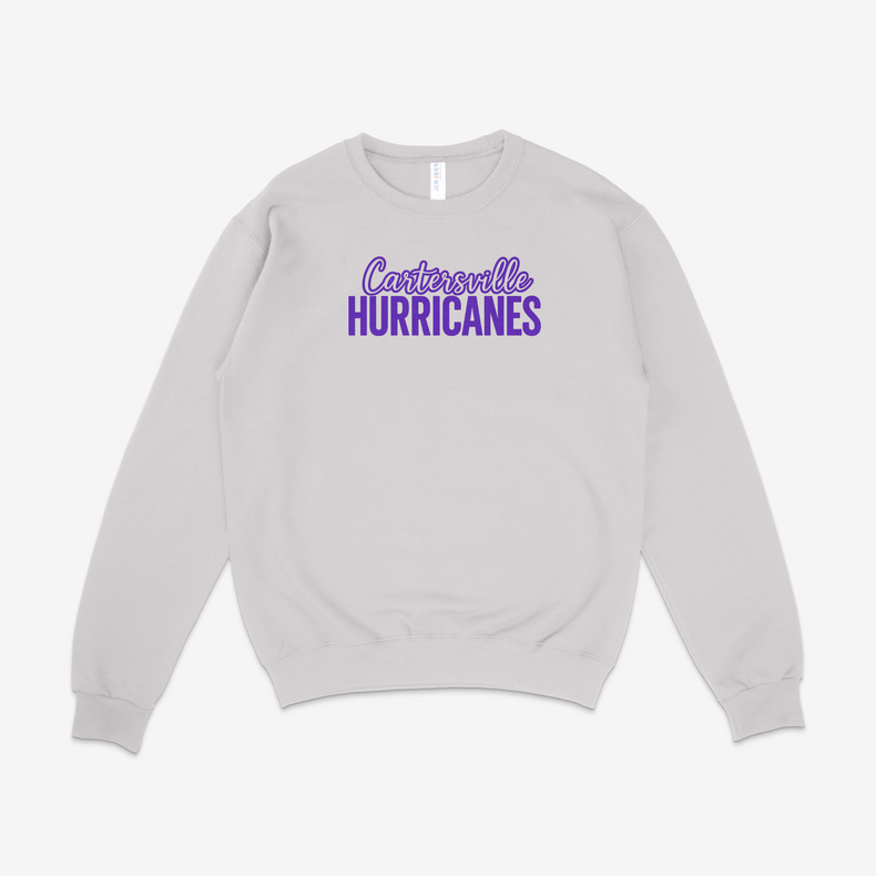 Youth Cartersville Hurricanes Classic Crewneck Sweatshirt