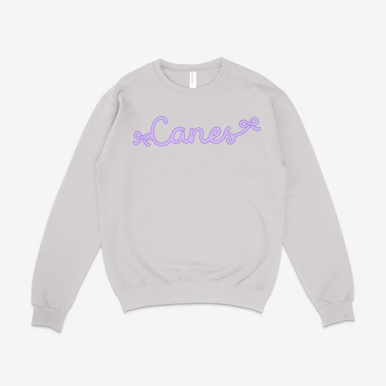 Youth Canes Bows Sweatshirt