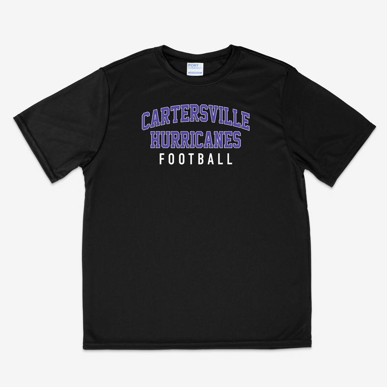 Adult Cartersville Hurricanes Football Tee
