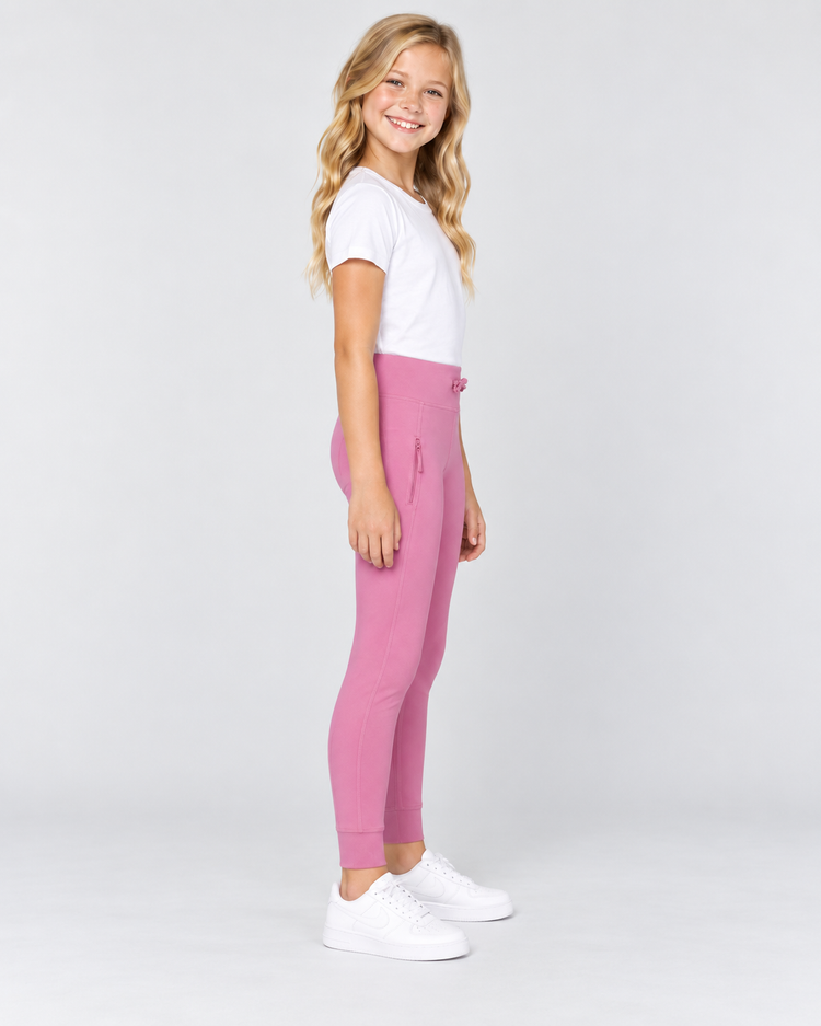 Girls Interlock Utility Jogger Tight with Side Pocket