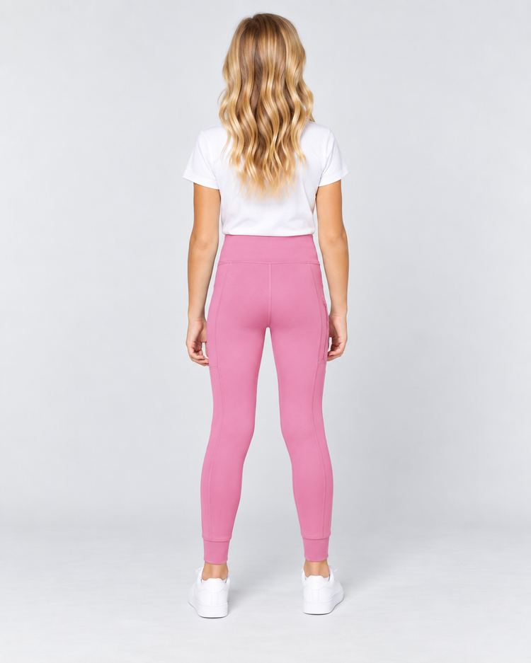 Girls Interlock Utility Jogger Tight with Side Pocket