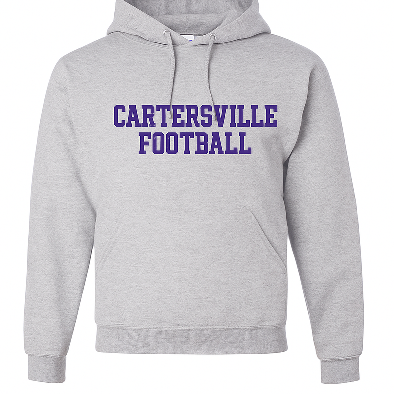 Adult Cartersville Football Hoodie