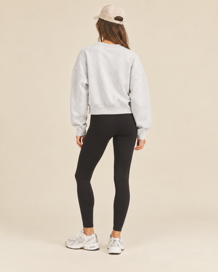 Adult Canes Bows Crewneck Cropped Sweatshirt