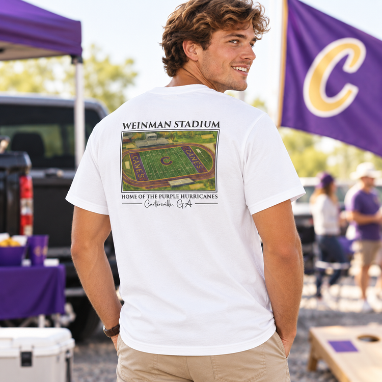 Adult Home of the Hurricanes Pocket Tee