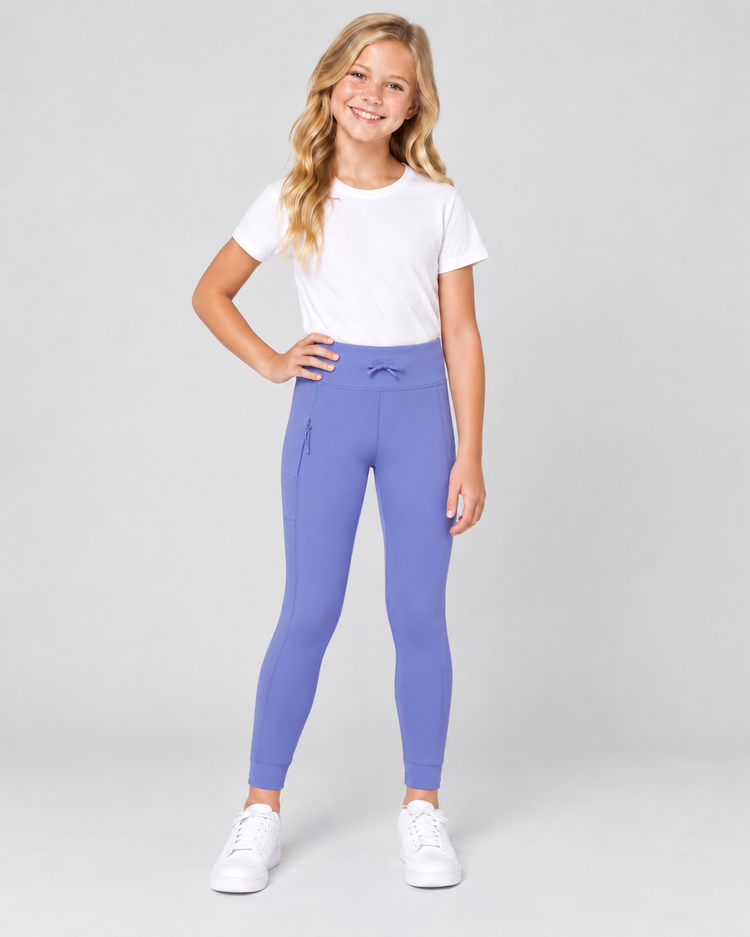 Girls Interlock Utility Jogger Tight with Side Pocket