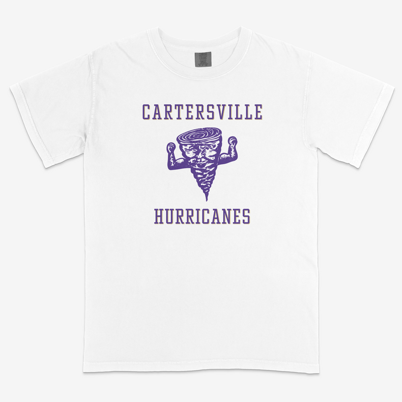Adult Old School Cartersville Hurricanes Tee